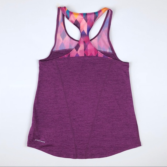 Reebok Speedwick Geometric Mesh Racerback … - Picture 4 of 8